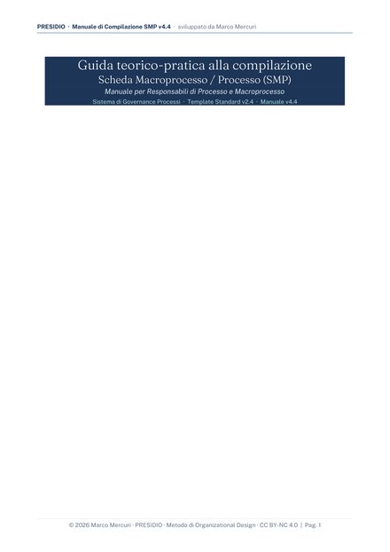 Manuale di compilazione SMP, pagina di esempio 1
